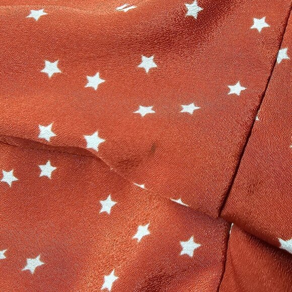 Revolve Lovers + Friends Womens Spike Romper Star Print Red Size Large - Picture 11 of 12